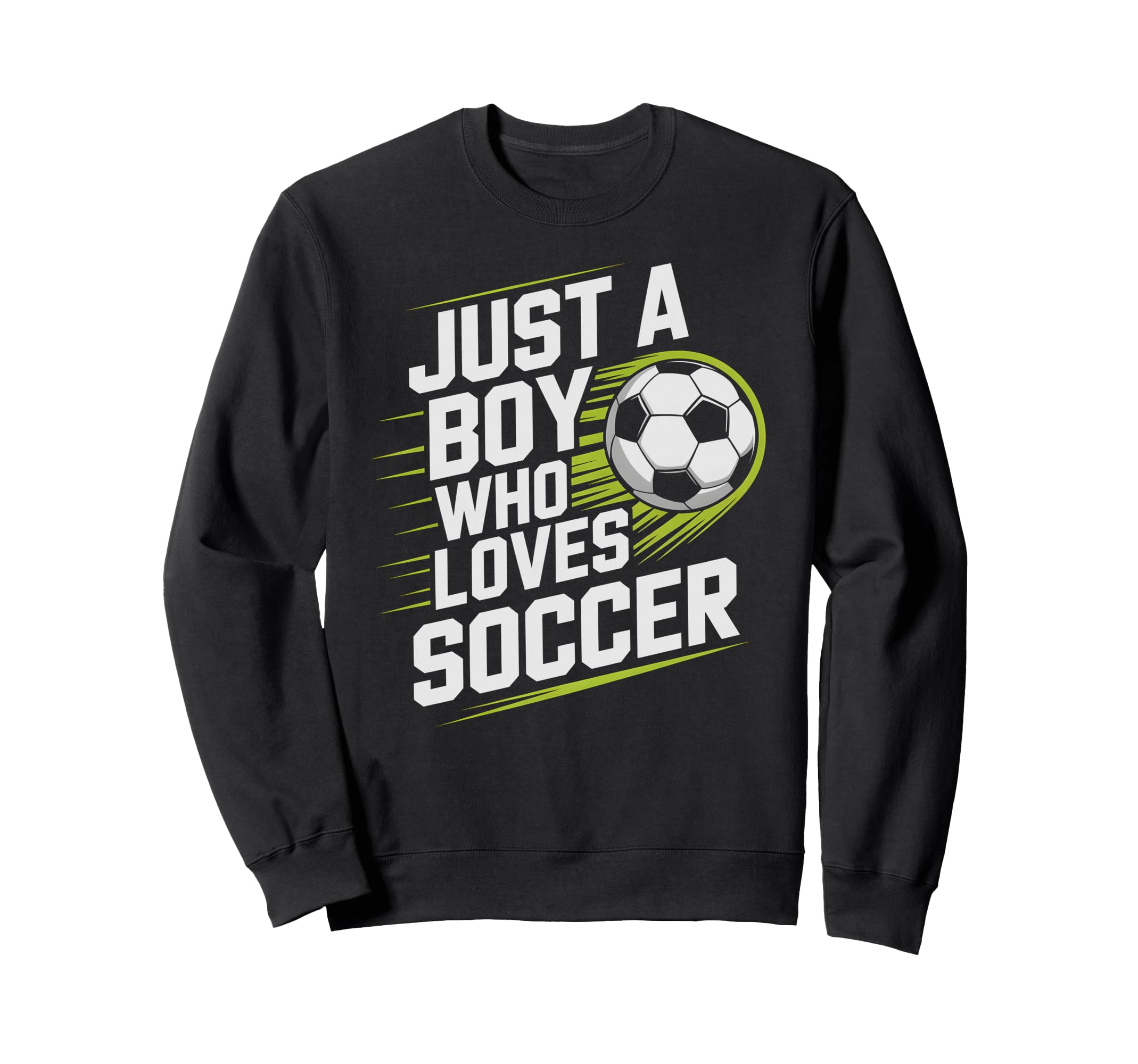 Just Who Loves Soccer Play Game Sweatshirt - Minimalist Print for Adults - T-Shirt, Sweatshirt, Hoodie