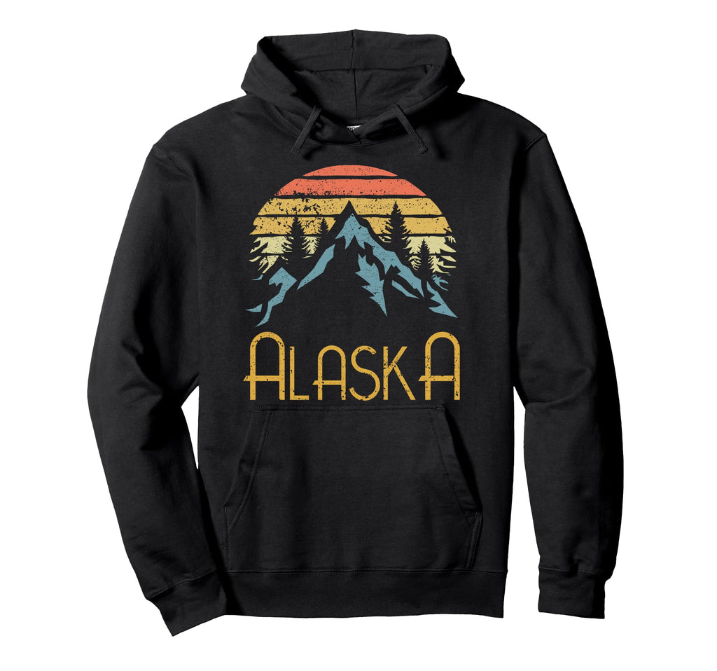 Ak Alaska Mountains Outdoor Hoodie - Fun Novelty Design for Adults - T-Shirt, Sweatshirt, Hoodie