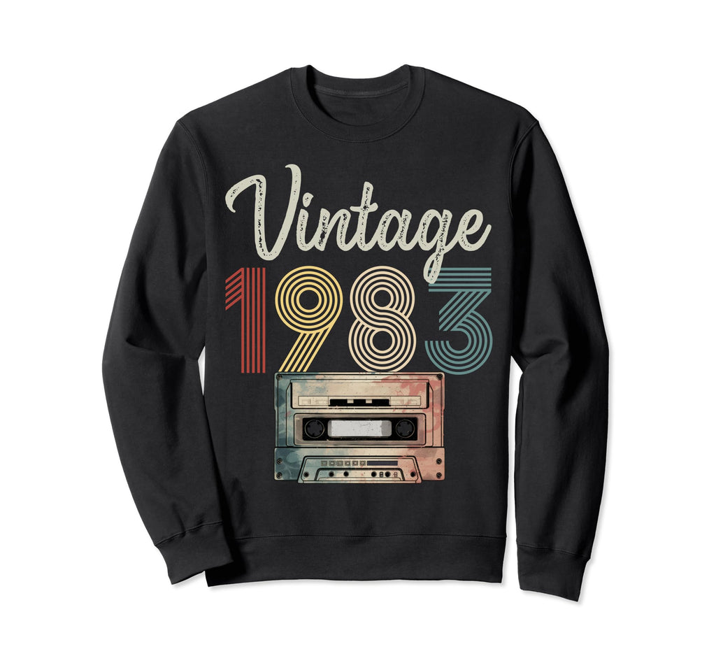 1983 Born 1983 Cassette Tape Sweatshirt - Unique Graphic Men Women - T-Shirt, Sweatshirt, Hoodie