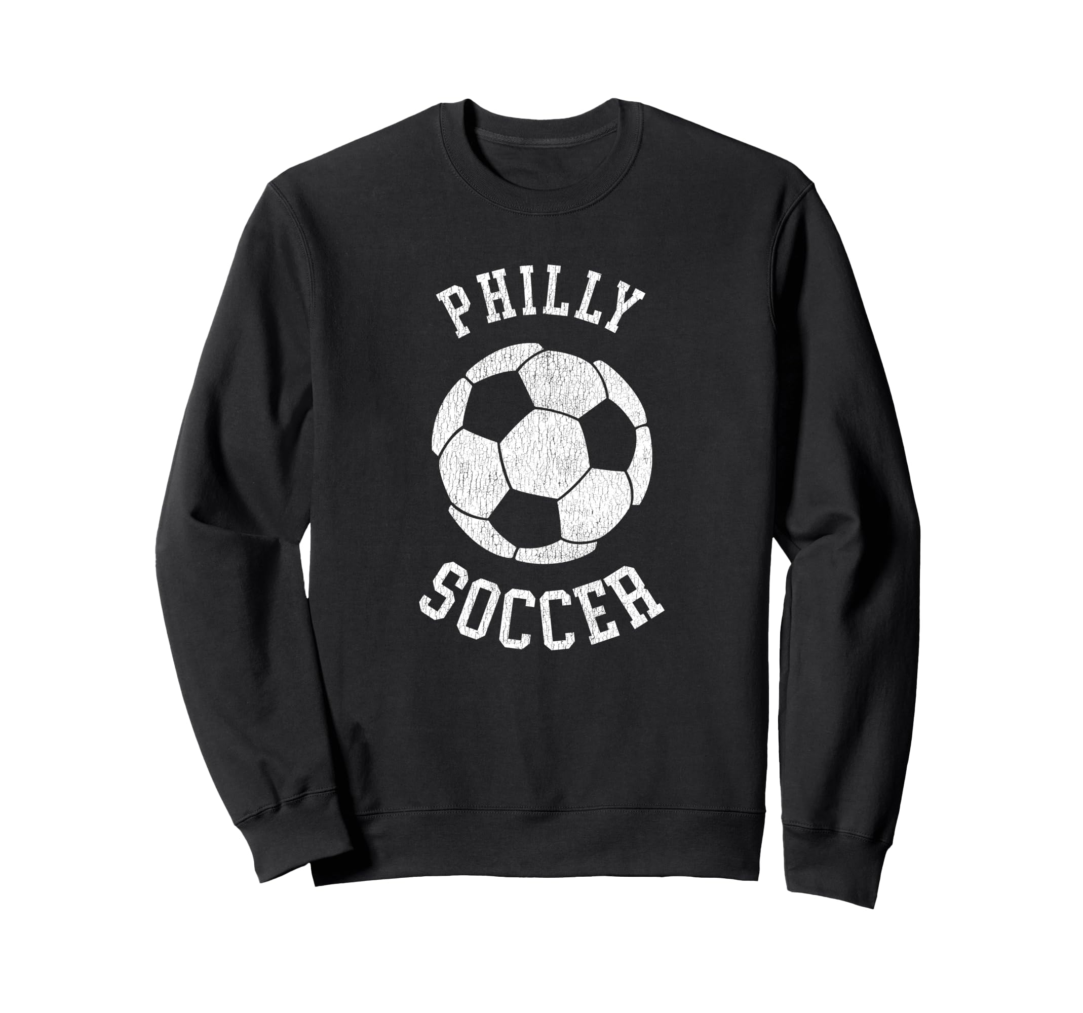 Philly Soccer Distressed 90S Sweatshirt - Casual Everyday Wear Unisex - T-Shirt, Sweatshirt, Hoodie