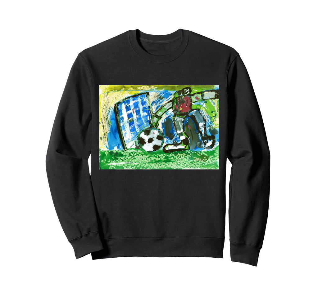 I Love Soccer Football Unique Sweatshirt - Custom Art Print Men Women - T-Shirt, Sweatshirt, Hoodie