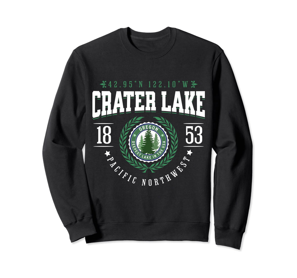 Crater Lake National Park Oregon Sweatshirt - Trendy Graphic Men Women - T-Shirt, Sweatshirt, Hoodie