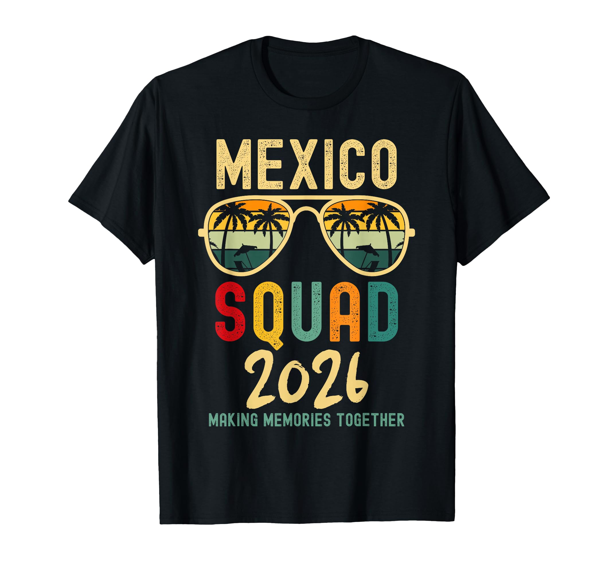 Mexico 2026 Squad Tropical Beach T-Shirt - Unique Graphic for Adults - T-Shirt, Sweatshirt, Hoodie