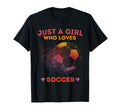 Just Who Loves Soccer T-Shirt - Custom Art Print Men Women - T-Shirt, Sweatshirt, Hoodie