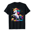 Colorful Unicorn Tie Dye Soccer Ball T-Shirt - Trendy Graphic Men Women - T-Shirt, Sweatshirt, Hoodie