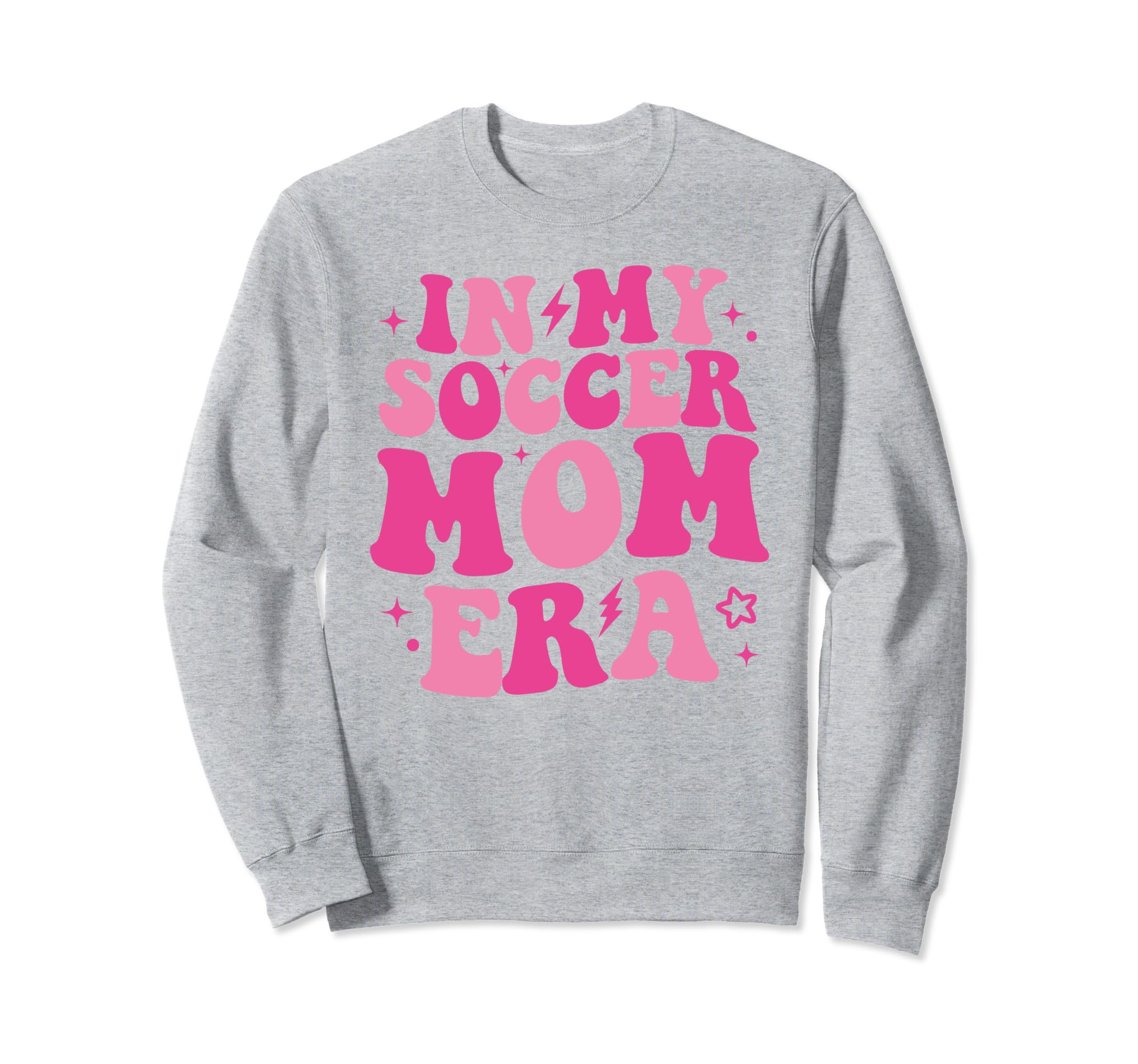 My Soccer Mom Era Groovy Soccer Sweatshirt - Casual Everyday Wear Unisex - T-Shirt, Sweatshirt, Hoodie