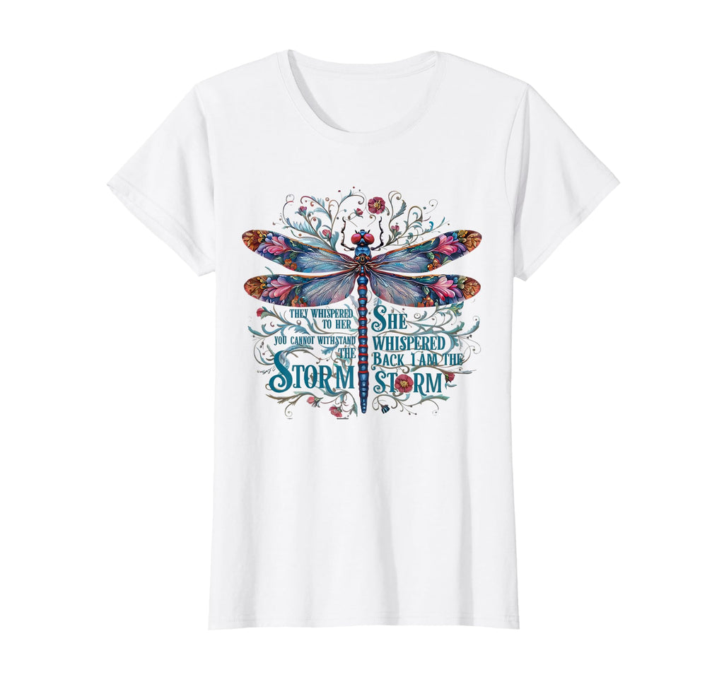 They Whispered Butterfly Dragonfly T-Shirt - Graphic Print Men Women - T-Shirt, Sweatshirt, Hoodie