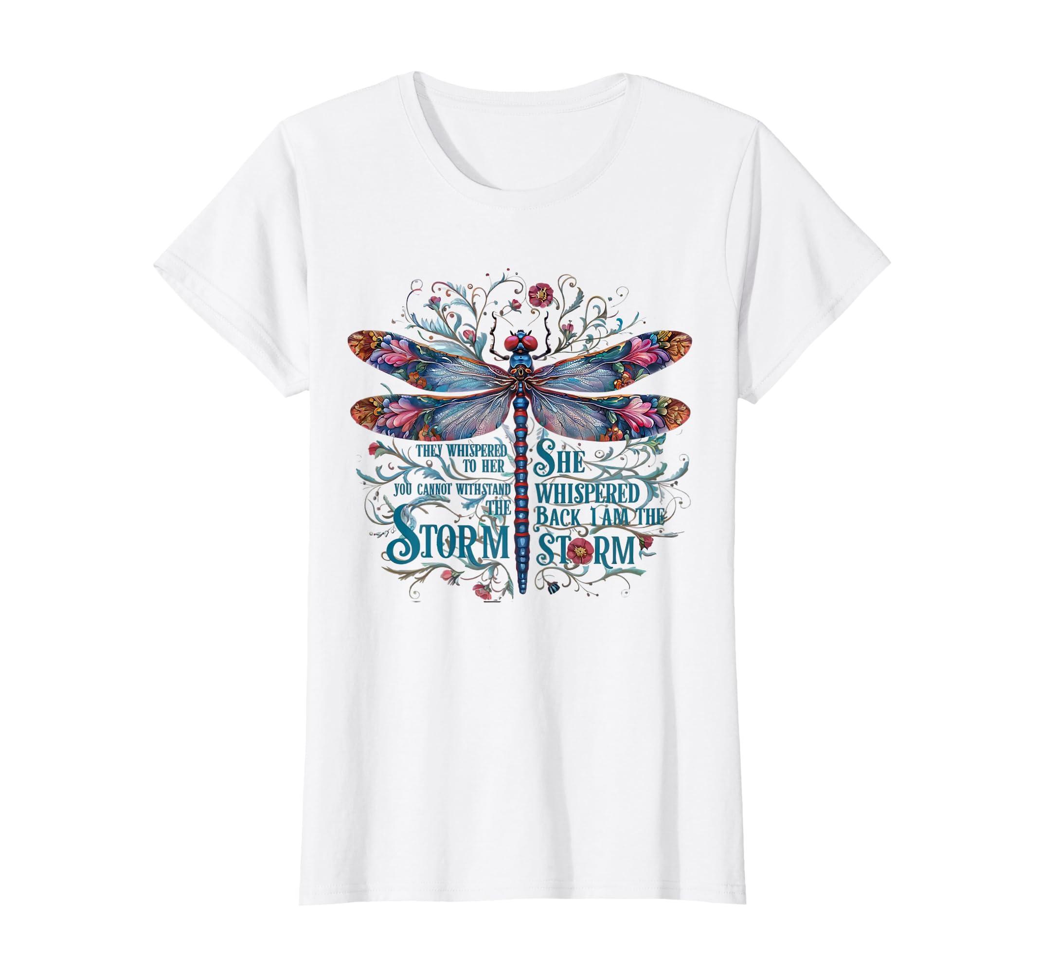 They Whispered Butterfly Dragonfly T-Shirt - Graphic Print Men Women - T-Shirt, Sweatshirt, Hoodie