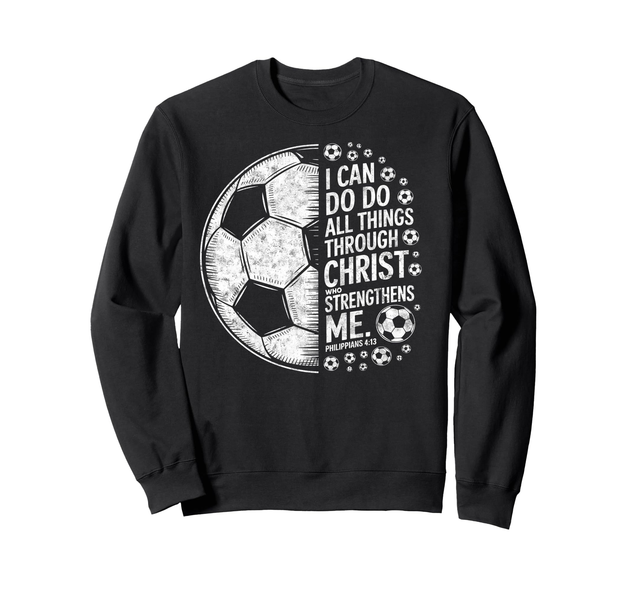 Soccer Player Christian I Can Do All Sweatshirt - Minimalist Print Unisex - T-Shirt, Sweatshirt, Hoodie