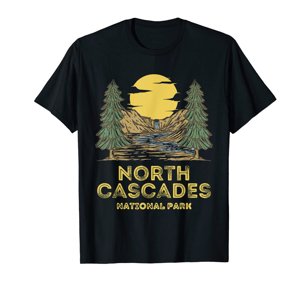 North Cascades Washington National Park T-Shirt - Novelty Apparel Unisex - T-Shirt, Sweatshirt, Hoodie