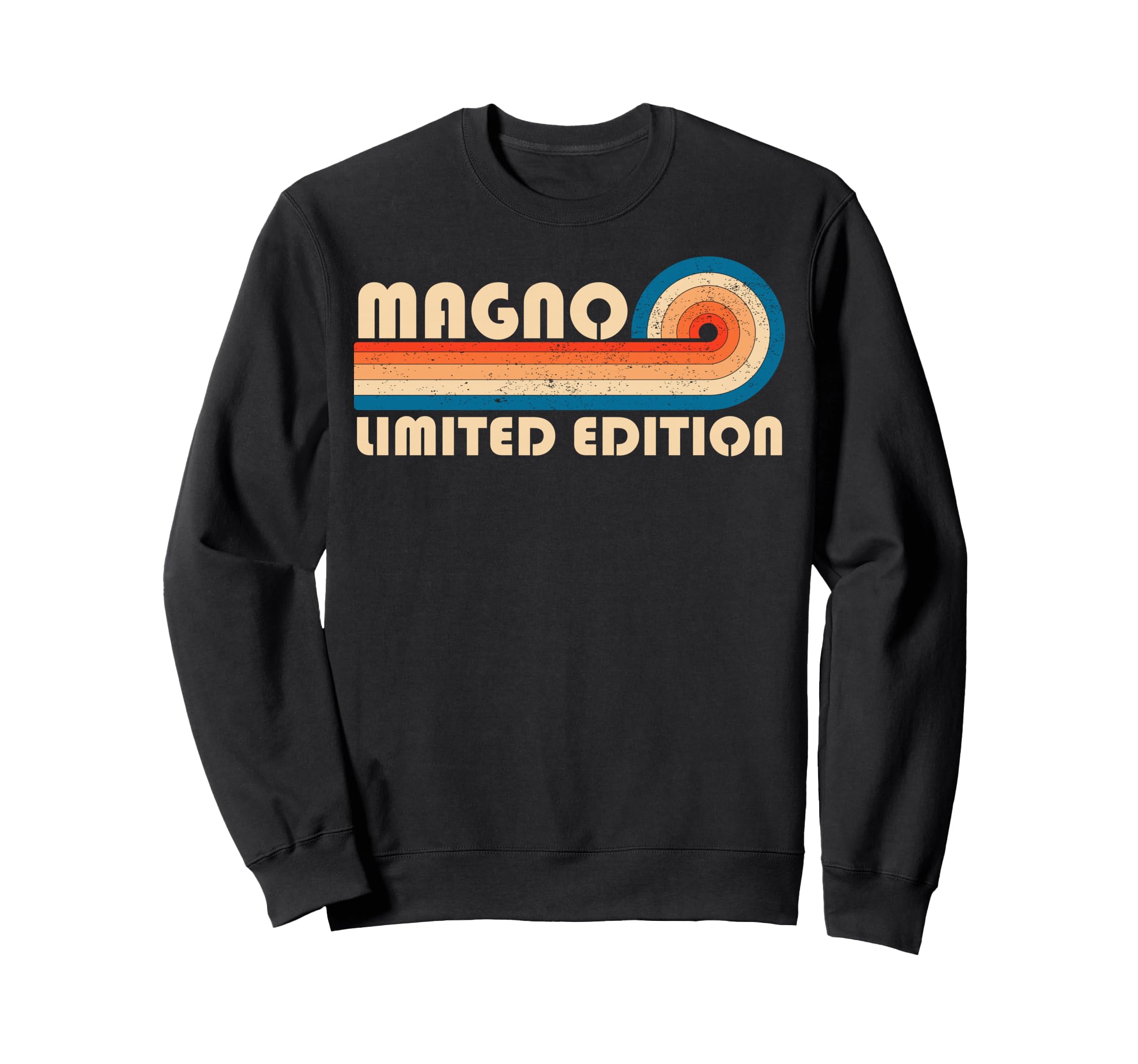 Magno 70S 80S Sunset Stripe Sweatshirt - Fun Novelty Design for Adults - T-Shirt, Sweatshirt, Hoodie