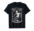 Skeleton Soccer Player Tarot Card T-Shirt - Minimalist Print Unisex - T-Shirt, Sweatshirt, Hoodie