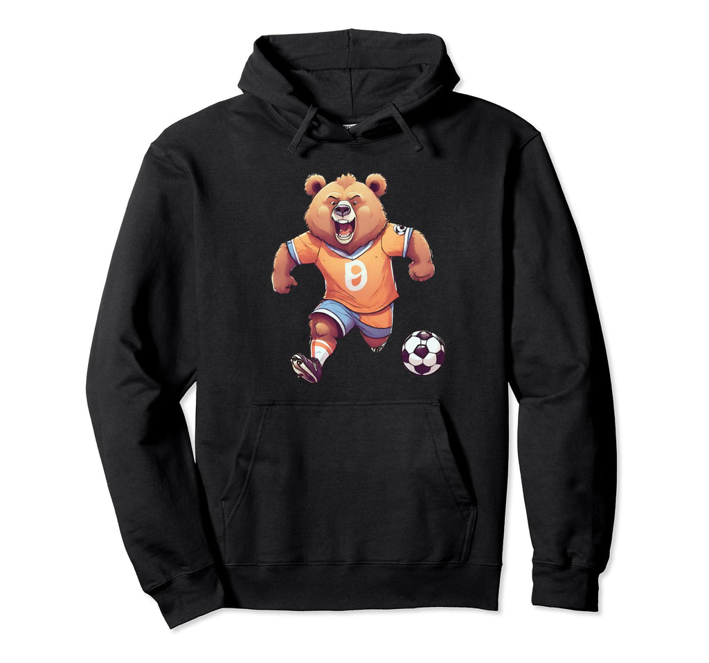 Funny Football Soccer Player Coach Teddy Hoodie - Novelty Apparel Unisex - T-Shirt, Sweatshirt, Hoodie