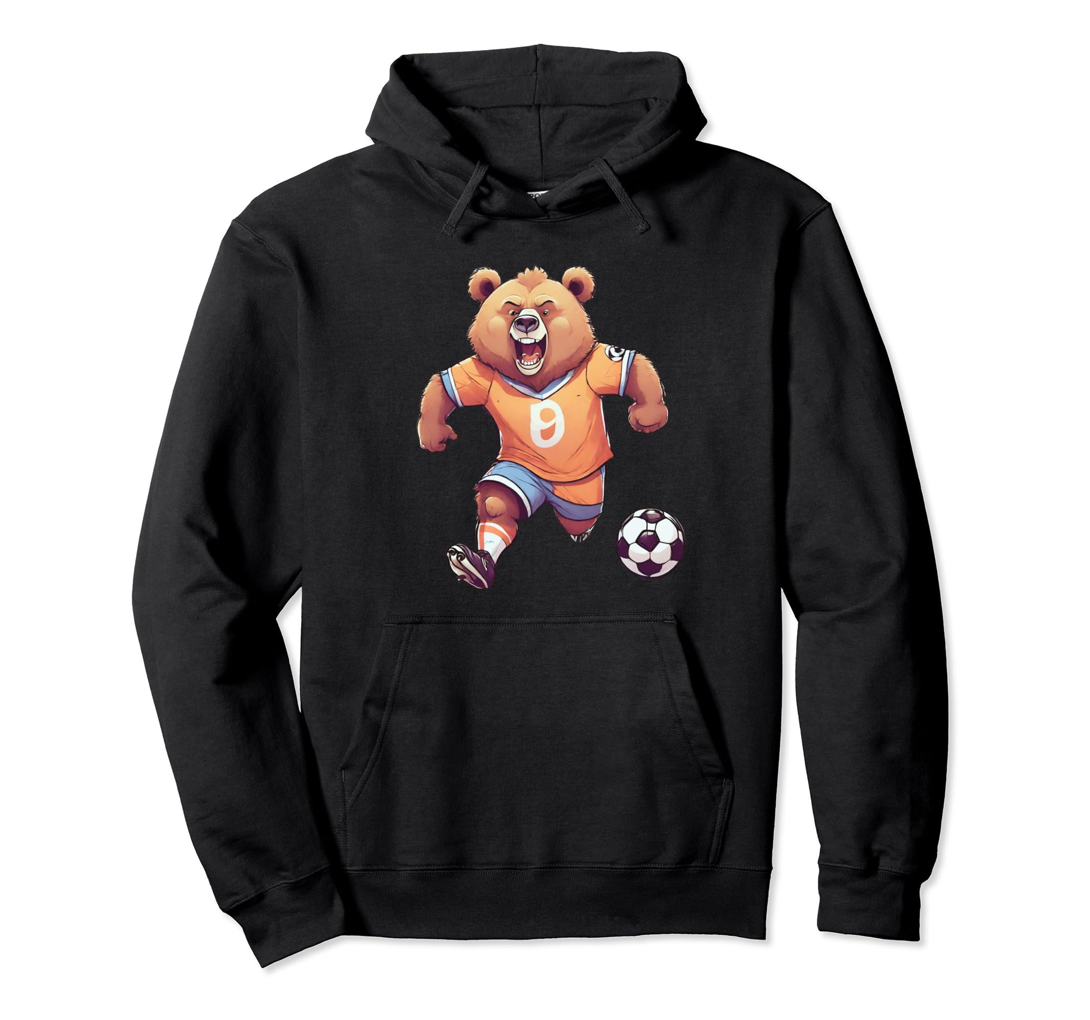 Funny Football Soccer Player Coach Teddy Hoodie - Novelty Apparel Unisex - T-Shirt, Sweatshirt, Hoodie