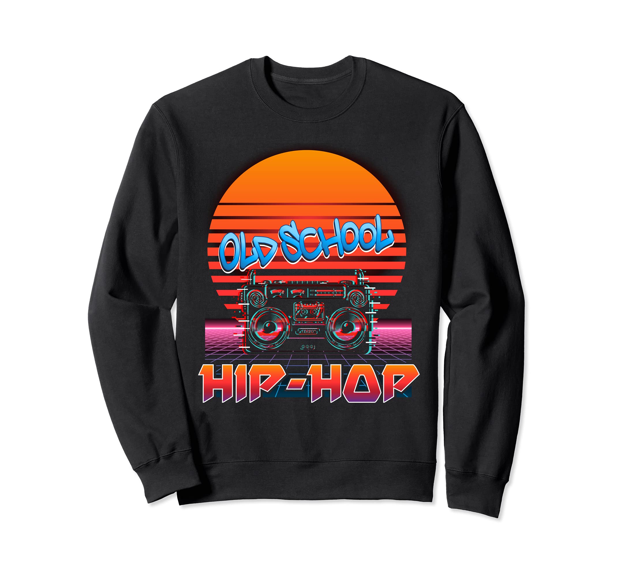 Old School Hip Hop 80S 90S Graffiti Sweatshirt - Trendy Graphic Unisex - T-Shirt, Sweatshirt, Hoodie