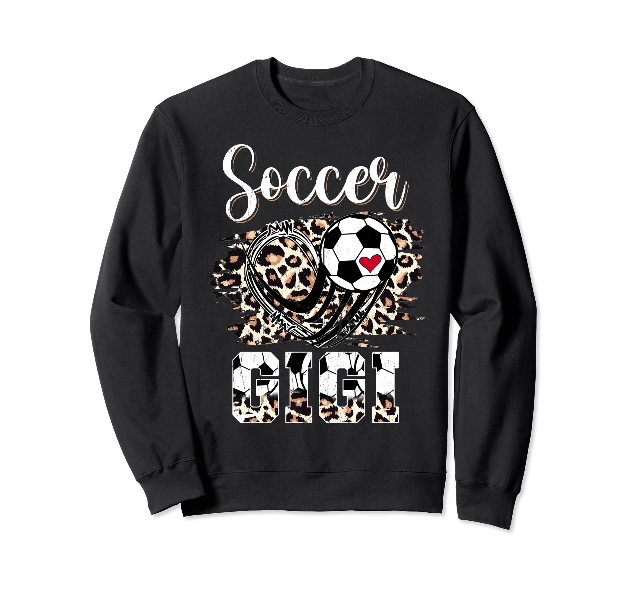 Soccer Gigi Leopard Funny Mothers Sweatshirt - Trendy Graphic for Adults - T-Shirt, Sweatshirt, Hoodie