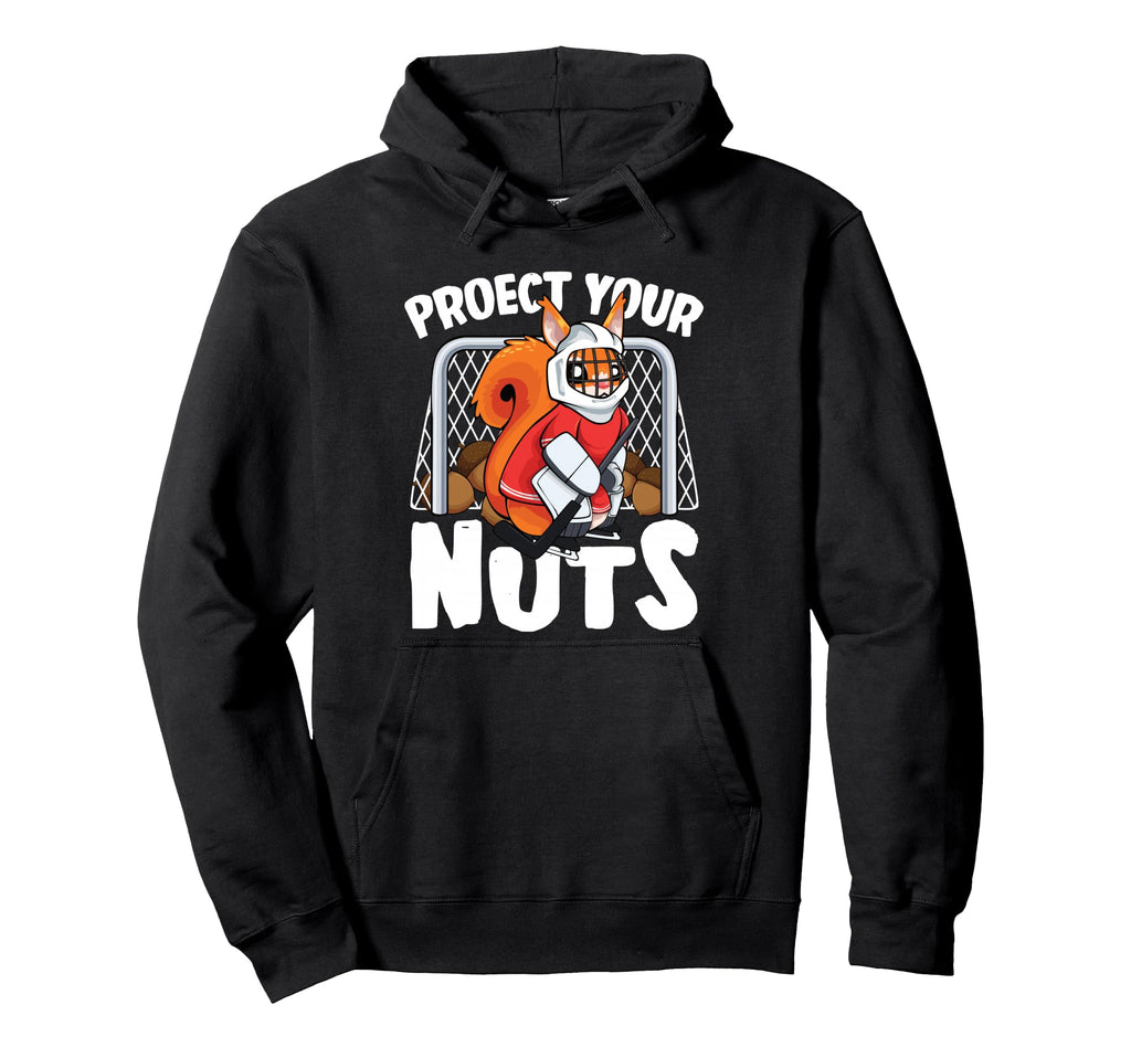 Protect Your Nuts Funny Squirrel Ice Hoodie - Custom Art Print Unisex - T-Shirt, Sweatshirt, Hoodie