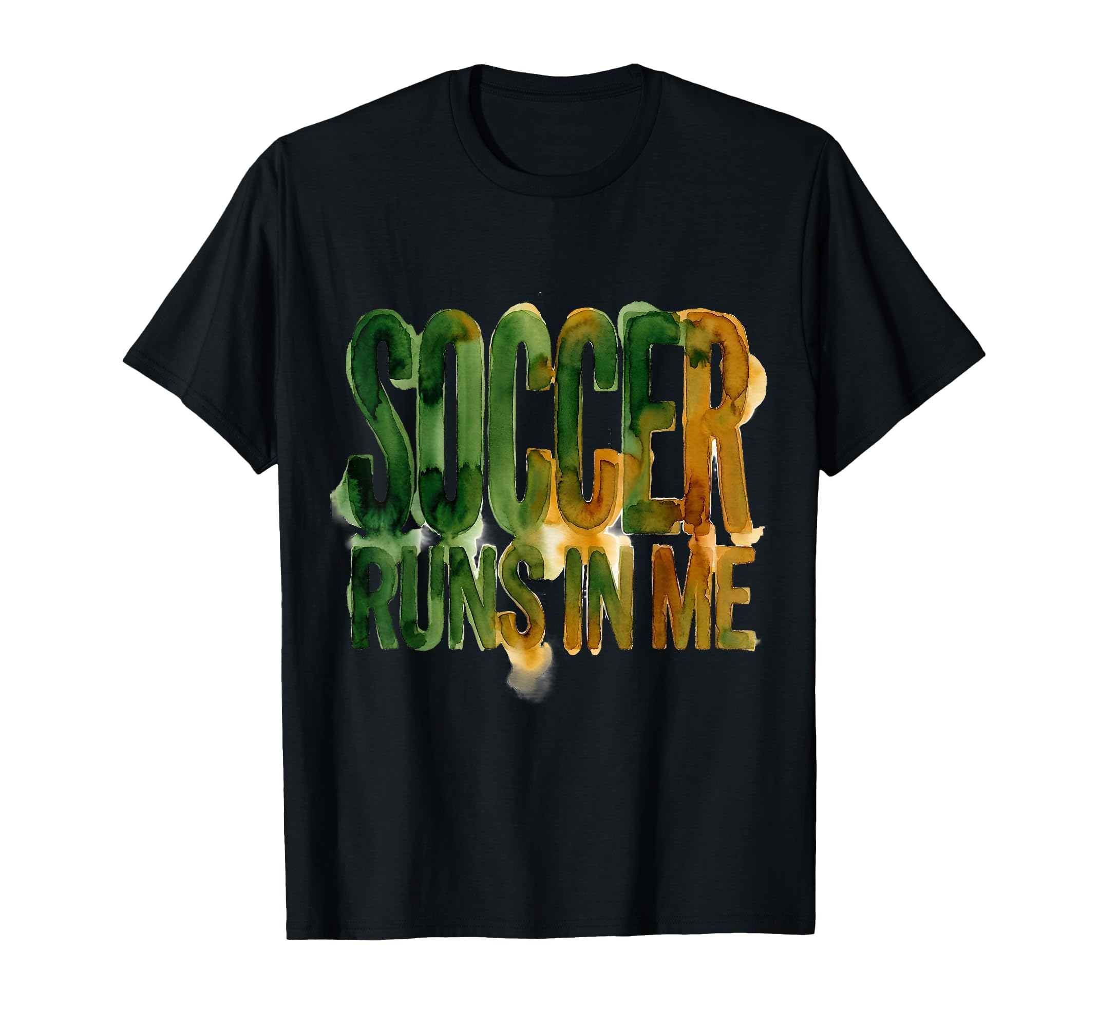 Soccer Runs Me Passionate Player T-Shirt - Custom Art Print Men Women - T-Shirt, Sweatshirt, Hoodie