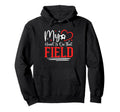 My Heart Is That Field Soccer Love Hoodie - Minimalist Print Men Women - T-Shirt, Sweatshirt, Hoodie