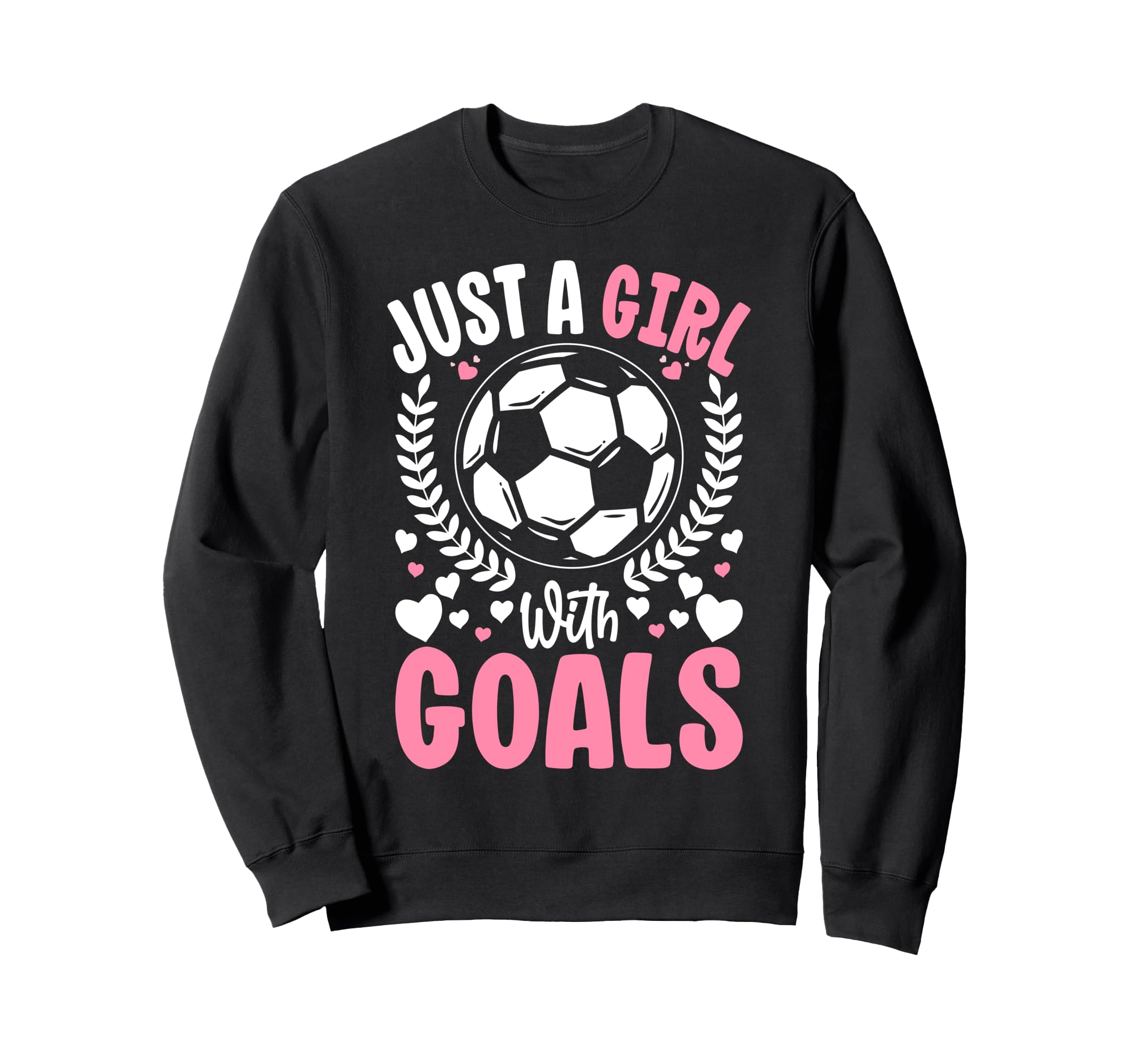 Just Goals Soccer Team Sport Goal Sweatshirt - Minimalist Print for Adults - T-Shirt, Sweatshirt, Hoodie