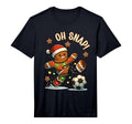 Oh Snap Gingerbreadman Soccer Performance T-Shirt - Unique Graphic Unisex - T-Shirt, Sweatshirt, Hoodie