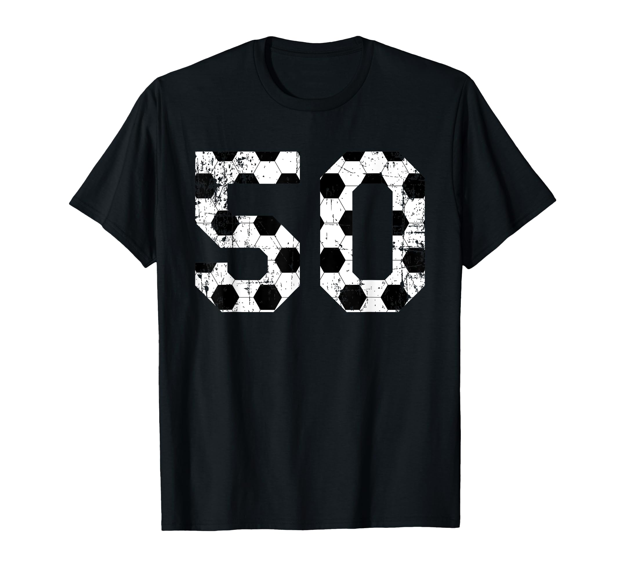 Soccer 50 Jersey Number T-Shirt - Minimalist Print for Adults - T-Shirt, Sweatshirt, Hoodie