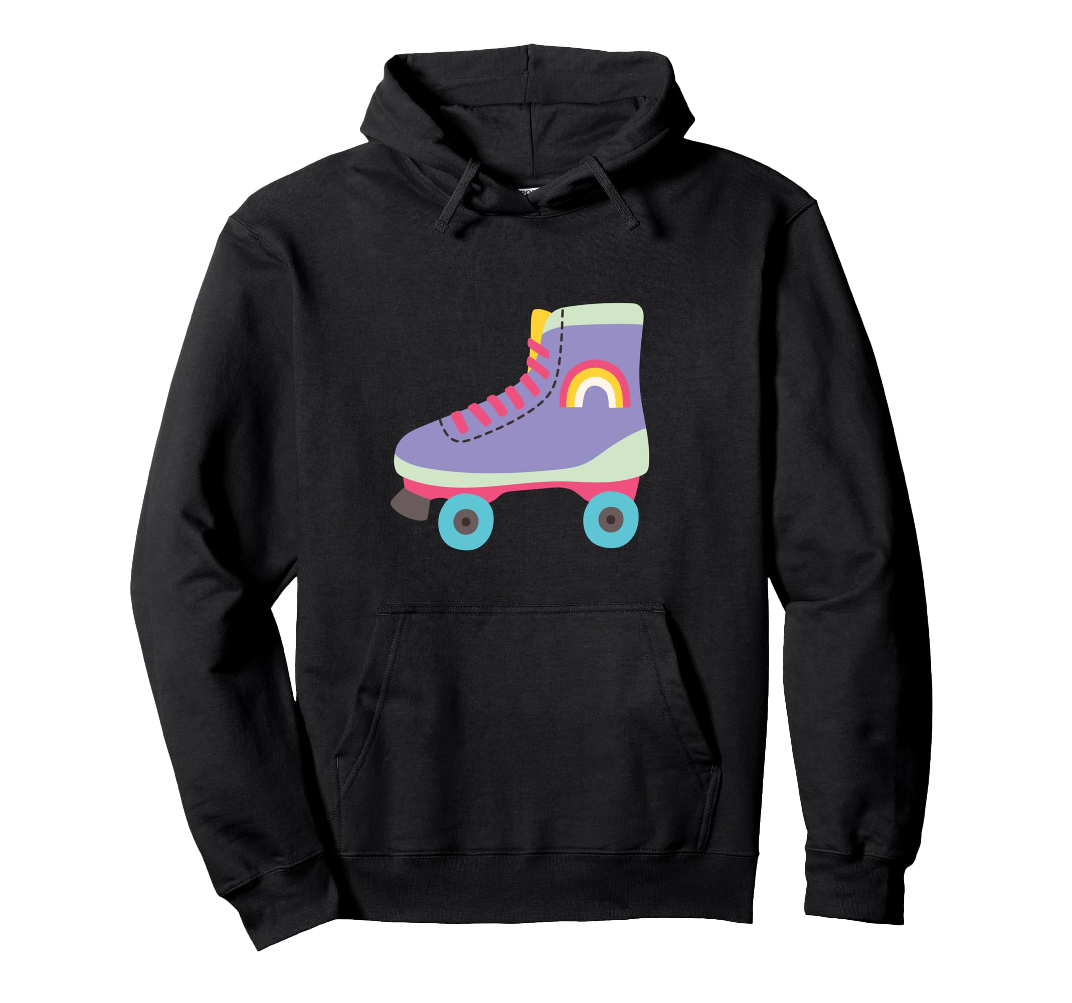 Colorful Roller Skate Art Hoodie - Trendy Graphic for Adults - T-Shirt, Sweatshirt, Hoodie