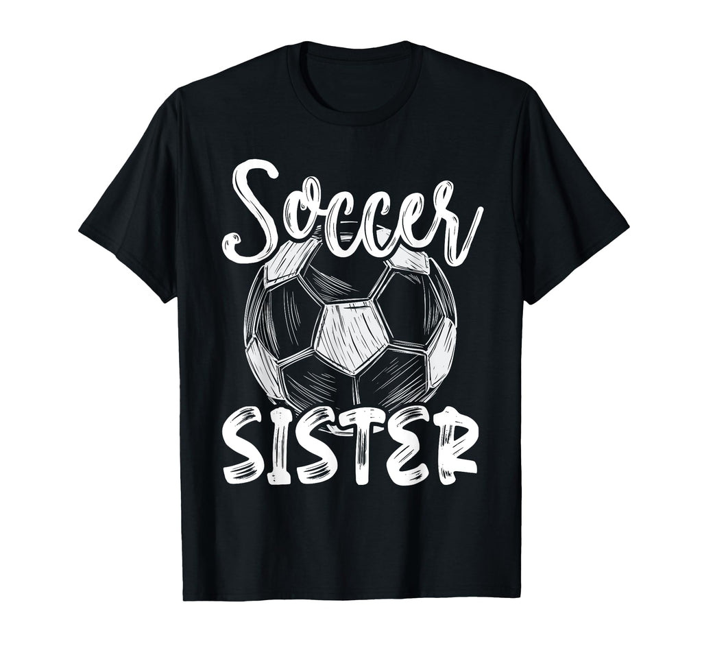 Soccer Sister Family Matching Team T-Shirt - Aesthetic Graphic Unisex - T-Shirt, Sweatshirt, Hoodie