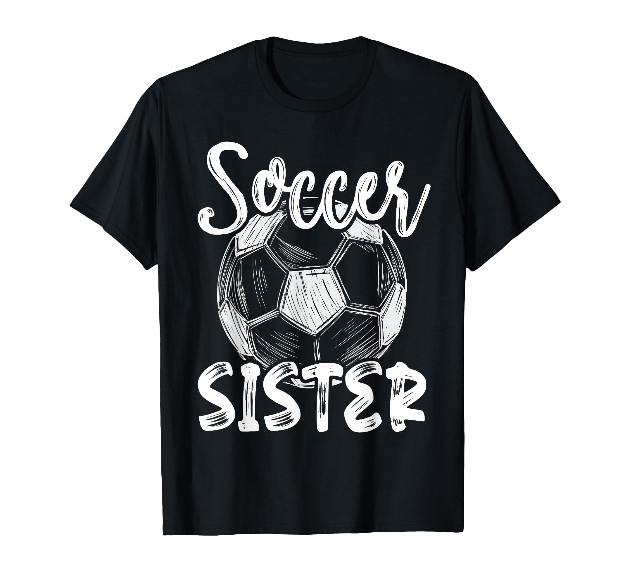 Soccer Sister Family Matching Team T-Shirt - Aesthetic Graphic Unisex - T-Shirt, Sweatshirt, Hoodie