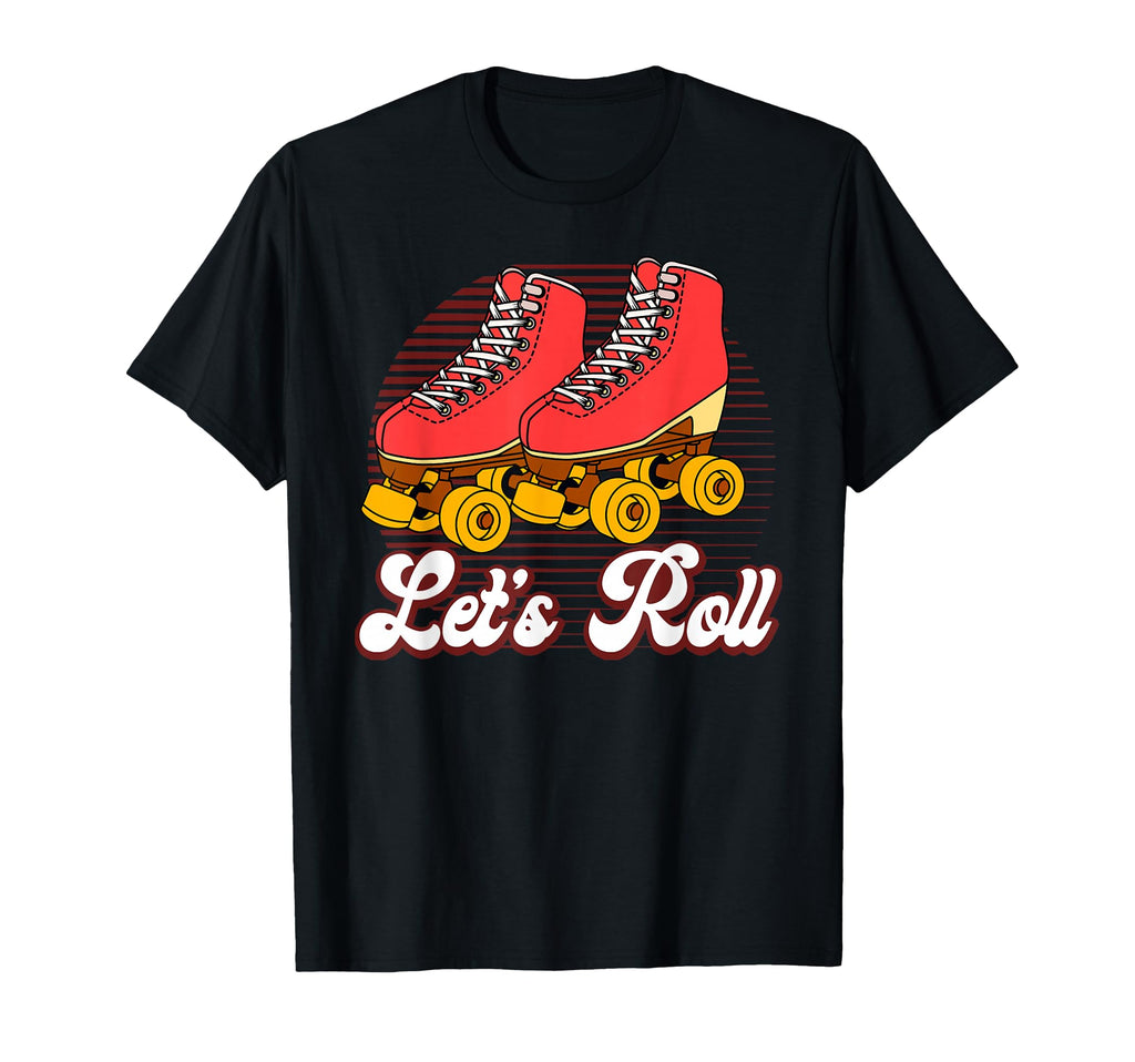 Roller Skating Skate 1970S T-Shirt - Custom Art Print for Adults - T-Shirt, Sweatshirt, Hoodie