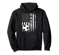 Soccer Gaga American Flag Hoodie - Aesthetic Graphic Men Women - T-Shirt, Sweatshirt, Hoodie