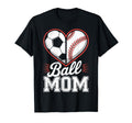Soccer Baseball Ball Mom Soccer Player T-Shirt - Unique Graphic for Adults - T-Shirt, Sweatshirt, Hoodie