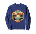 Acadia National Park Hexagonal Sweatshirt - Graphic Print Men Women - T-Shirt, Sweatshirt, Hoodie