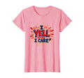 Football Dad Cheer Mom I Yell T-Shirt - Aesthetic Graphic for Adults - T-Shirt, Sweatshirt, Hoodie