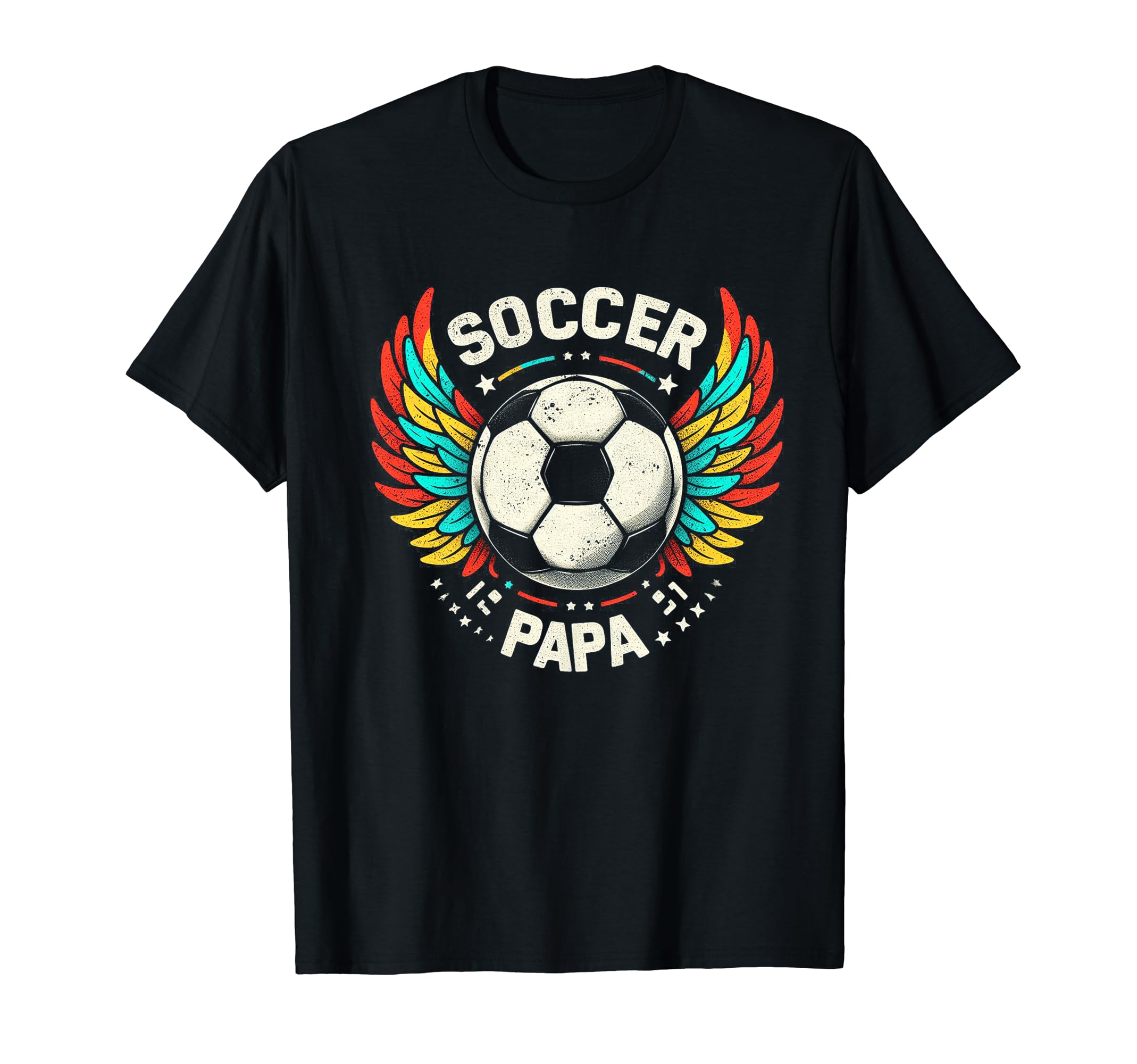 Soccer Papa Family Matching Dad Fathers T-Shirt - Aesthetic Graphic Unisex - T-Shirt, Sweatshirt, Hoodie