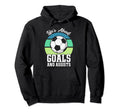 Lifes About Goals And Assists Mens Funny Hoodie - Aesthetic Graphic Unisex - T-Shirt, Sweatshirt, Hoodie