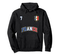 France Number 7 Soccer Team Sports Hoodie - Trendy Graphic Men Women - T-Shirt, Sweatshirt, Hoodie