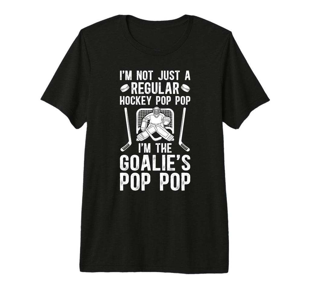 Mens Im Hockey Goalie Pop Pop Ice T-Shirt - Custom Art Print Men Women - T-Shirt, Sweatshirt, Hoodie