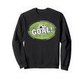 Goal Distressed Futbol Oval Soccer Sweatshirt - Aesthetic Graphic Unisex - T-Shirt, Sweatshirt, Hoodie
