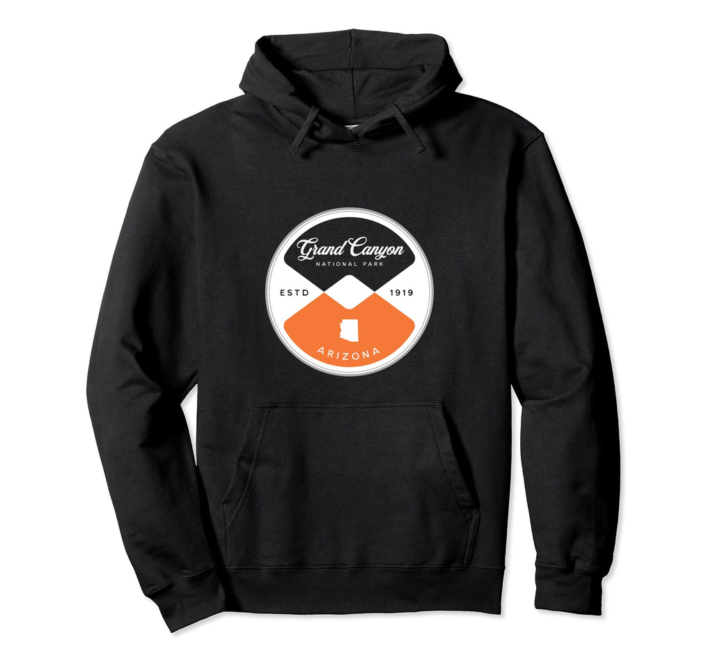 Grand Canyon National Park Circle Hoodie - Casual Everyday Wear Unisex - T-Shirt, Sweatshirt, Hoodie