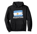 Argentina Flag Football Fan Soccer Team Lover Hoodie - Graphic Print Unisex - T-Shirt, Sweatshirt, Hoodie