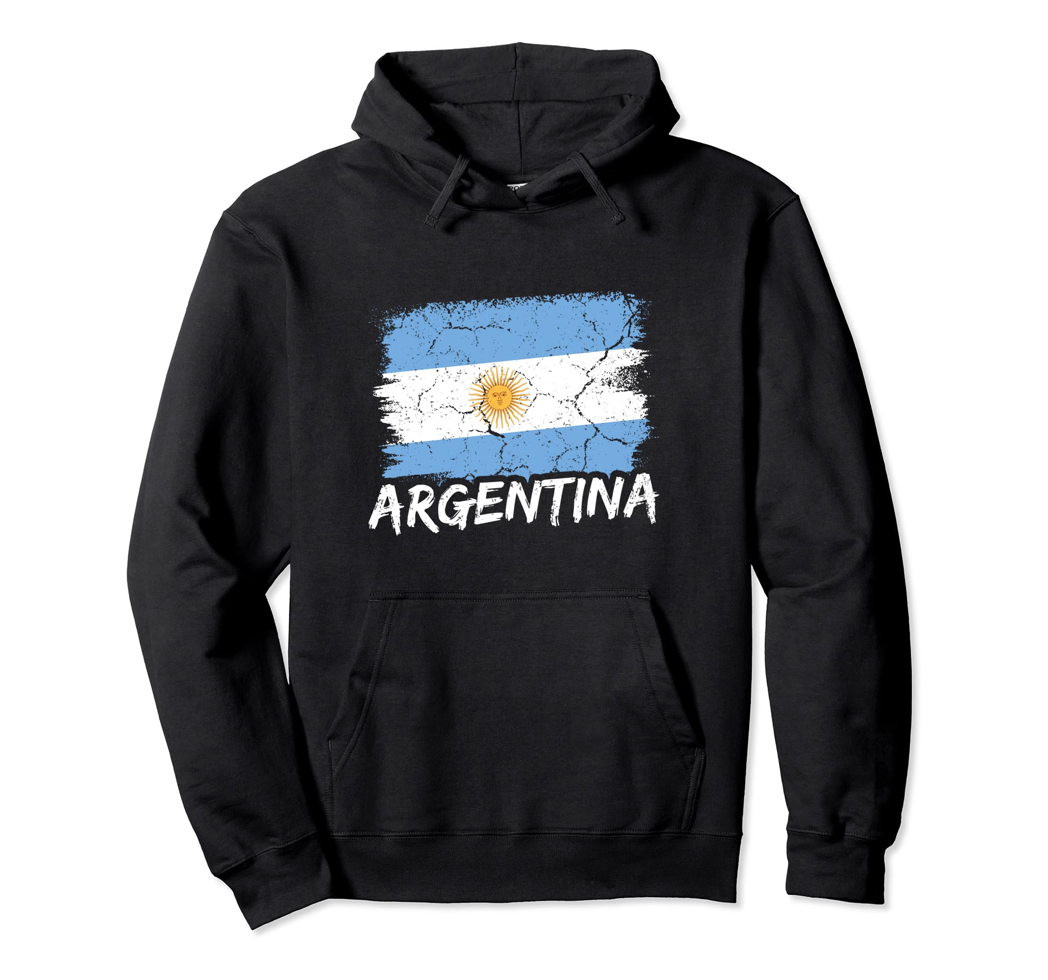 Argentina Flag Football Fan Soccer Team Lover Hoodie - Graphic Print Unisex - T-Shirt, Sweatshirt, Hoodie