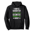 My Daughter Soccer Dad Soccer Player Father Hoodie - Graphic Print Unisex - T-Shirt, Sweatshirt, Hoodie
