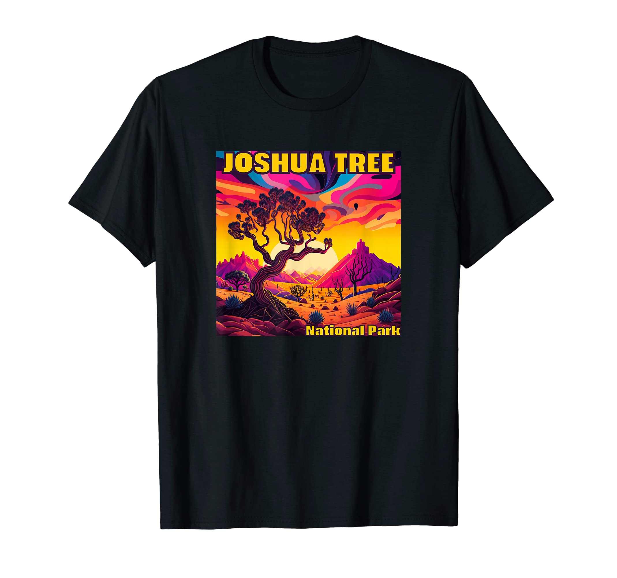 Joshua Tree National Park Desert T-Shirt - Custom Art Print for Adults - T-Shirt, Sweatshirt, Hoodie