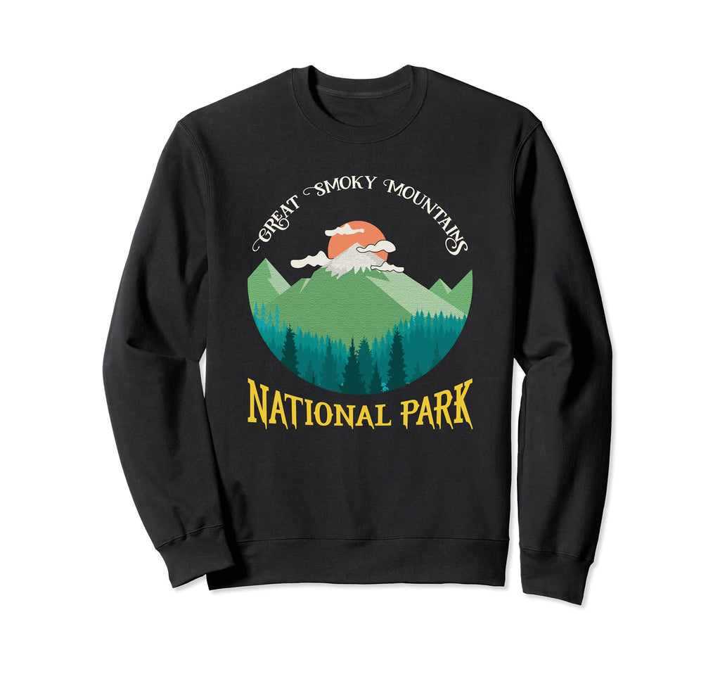 National Park Smoky Mountains Sweatshirt - Custom Art Print Men Women - T-Shirt, Sweatshirt, Hoodie