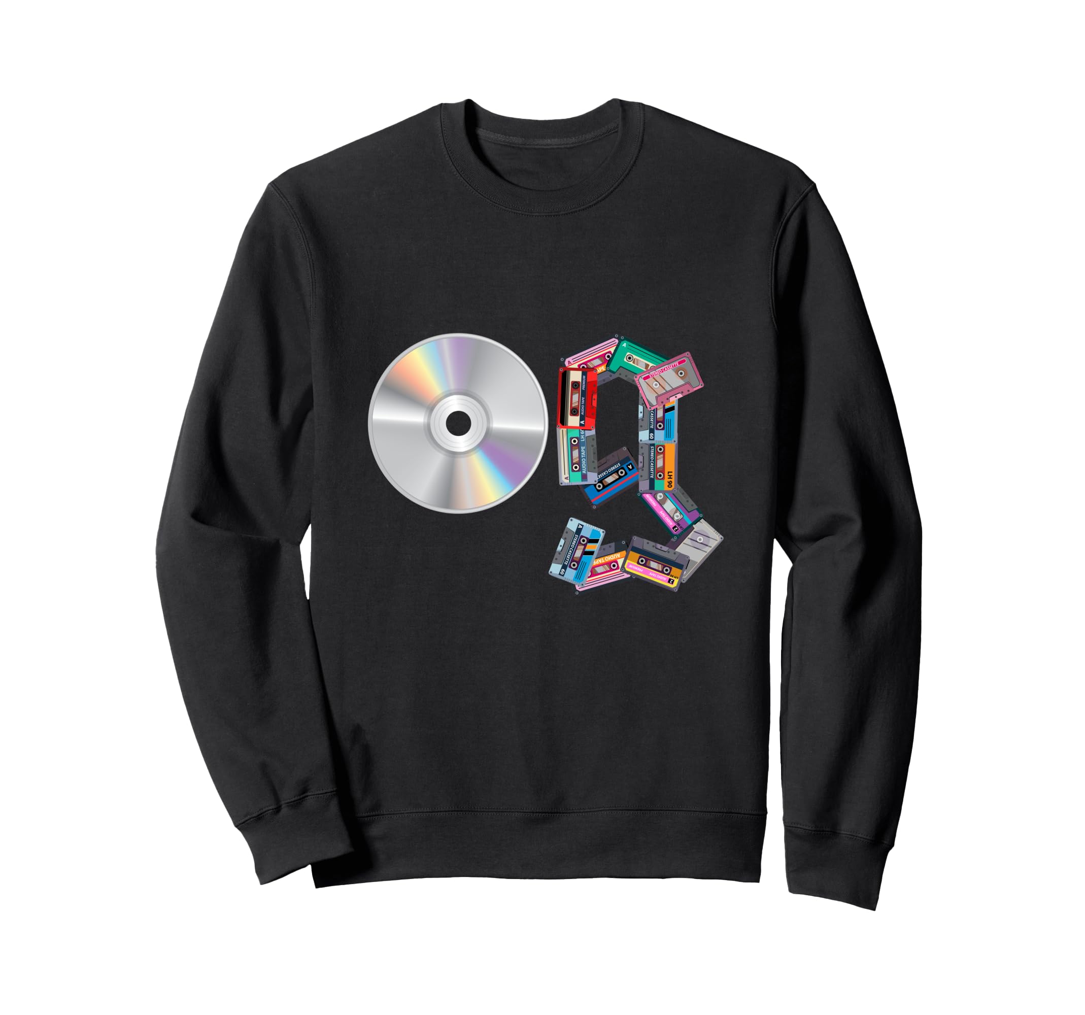 Old School Og Hip Hop Head Vinyl Sweatshirt - Casual Everyday Wear Unisex - T-Shirt, Sweatshirt, Hoodie