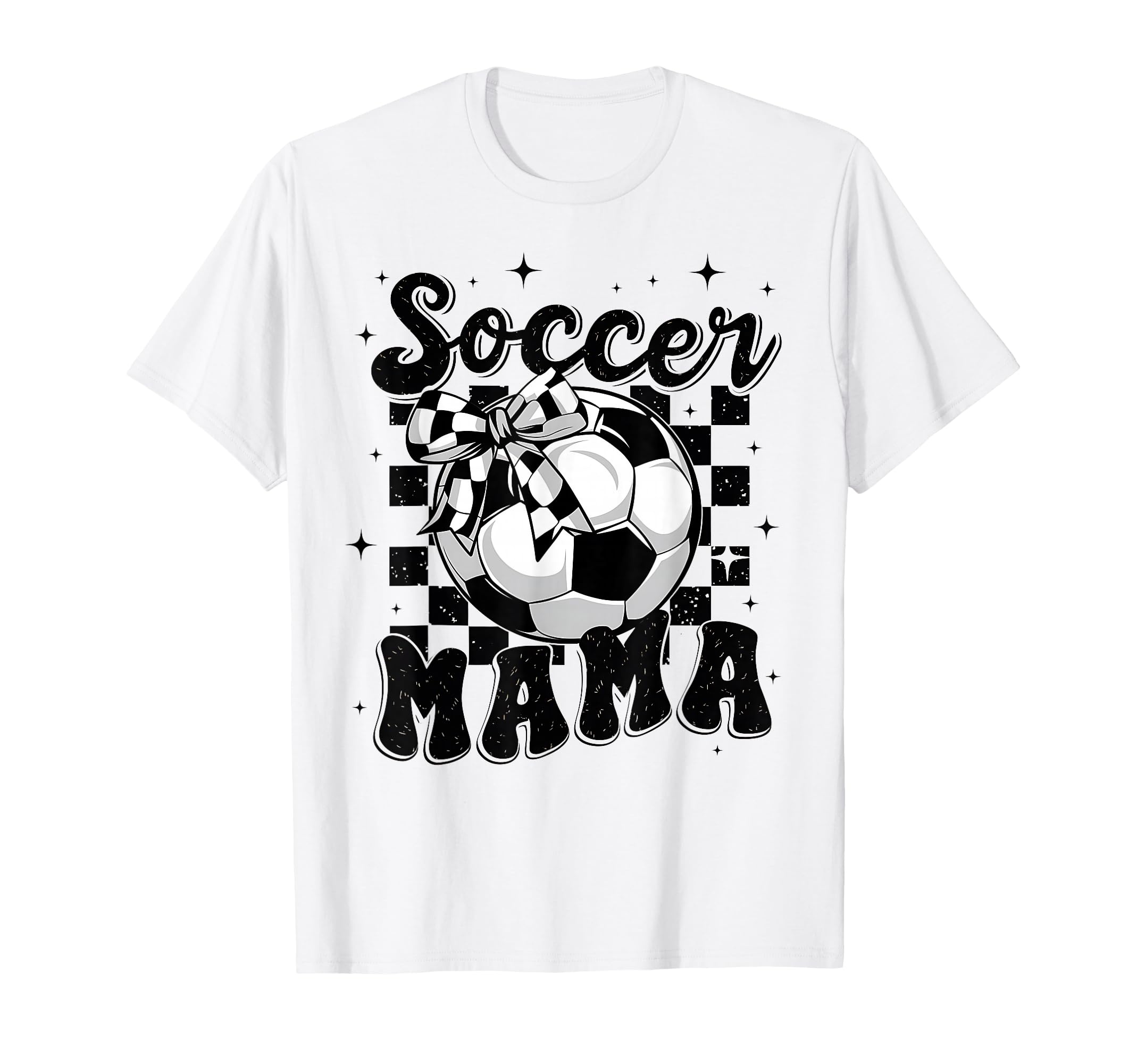 Soccer Mama Mother Mommy Preppy Soccer T-Shirt - Trendy Graphic Men Women - T-Shirt, Sweatshirt, Hoodie