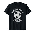Minneapolis Soccer Distressed 90S T-Shirt - Minimalist Print for Adults - T-Shirt, Sweatshirt, Hoodie