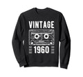 1960 Cassette Tape Funny 64Th Sweatshirt - Fun Novelty Design Men Women - T-Shirt, Sweatshirt, Hoodie