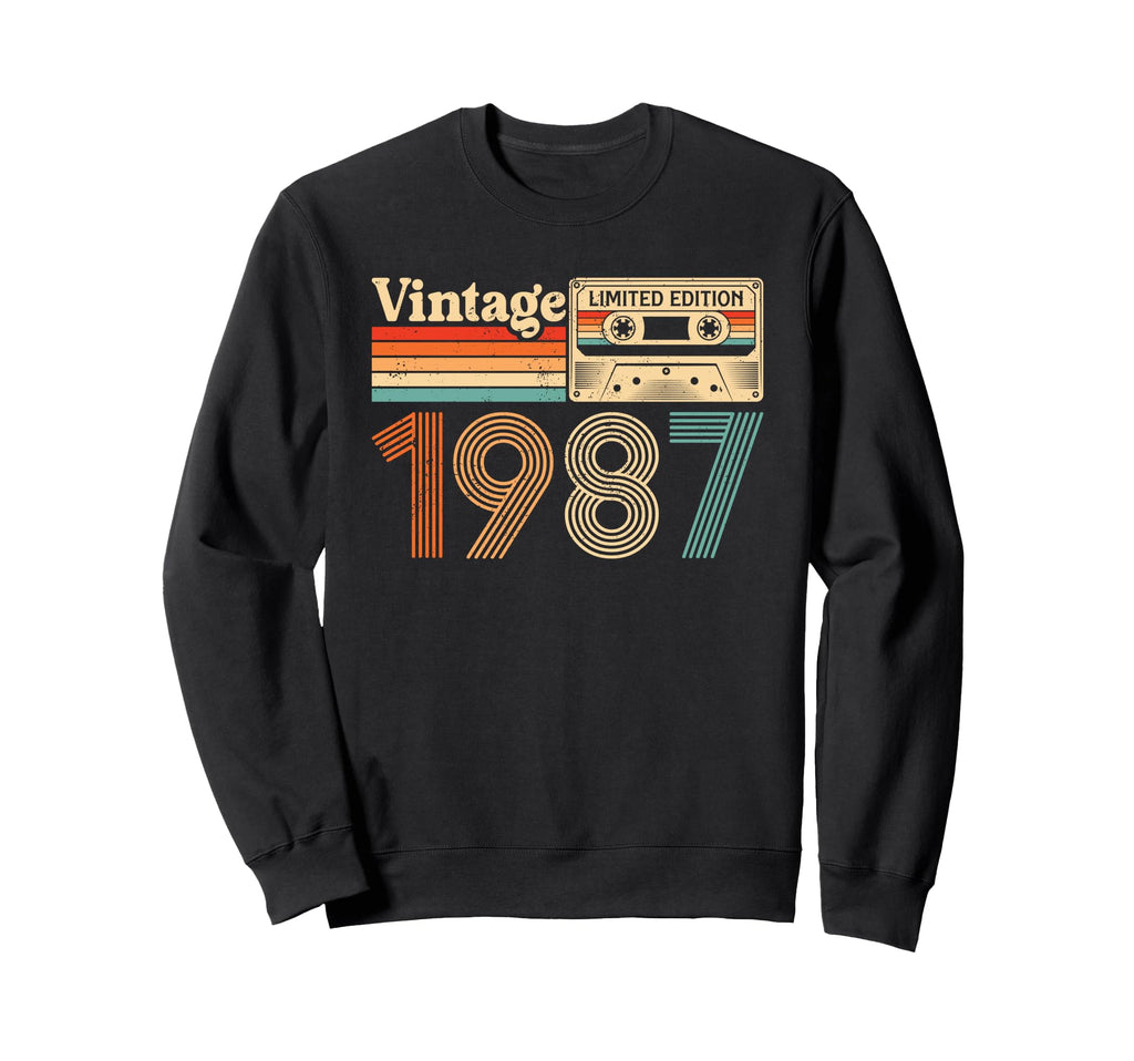 38 Year Old Born 1987 38Th Birthday Sweatshirt - Graphic Print Men Women - T-Shirt, Sweatshirt, Hoodie